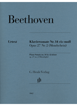 Klaviersonate Nr. 14 cis-moll Opus 27 Nr.2 (Mondschein)